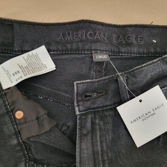 NTW American Eagle 6" Strigid Super High-Waisted Relaxed Denim Short - Size 000 - Picture 4 of 5